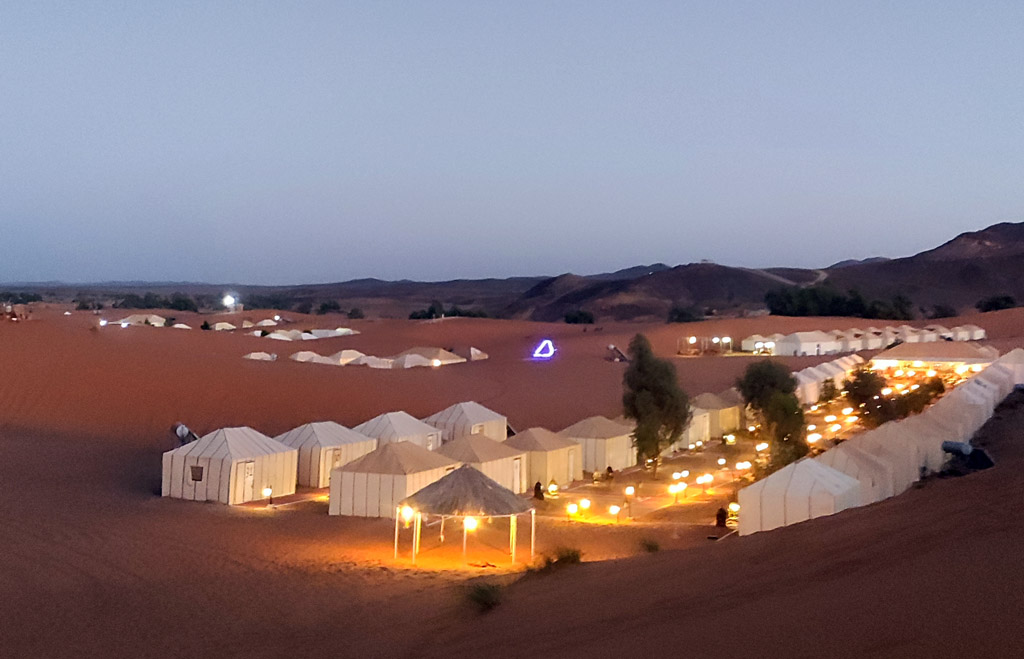 Campement au désert de Merzouga