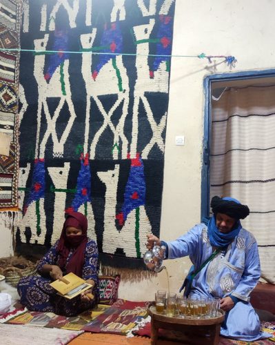 coopérative de tapis berbères à Erfoud